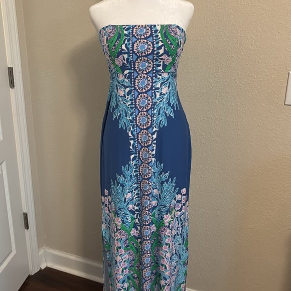 Lilly Pulitzer Noa Strapless dress size 6 new with tags - Picture 1 of 9